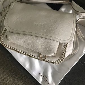 NWOT Coach Dakota Fringe Leather Bag